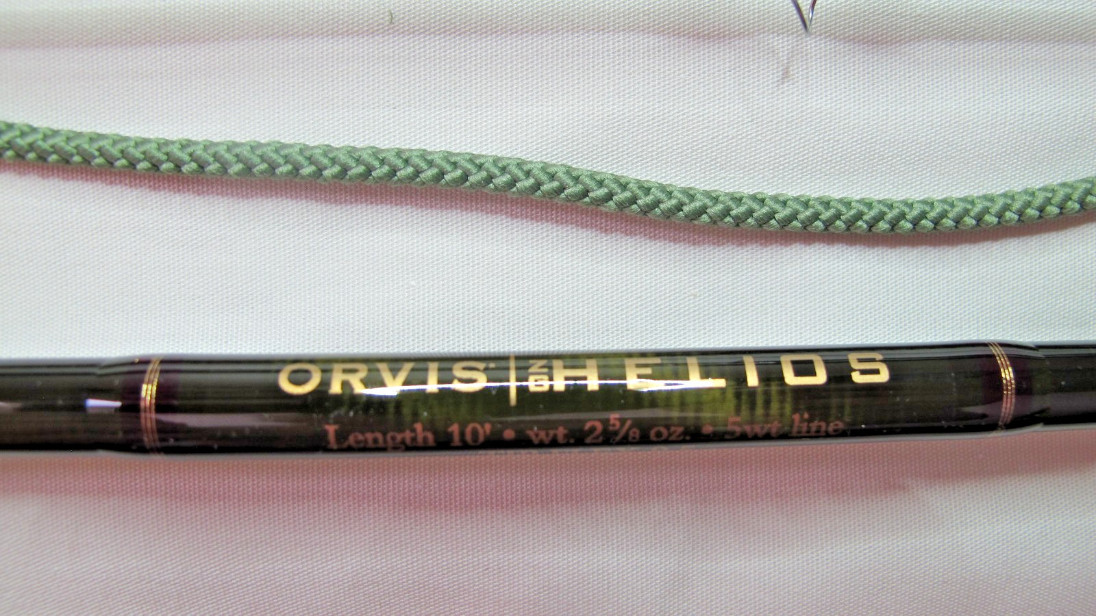 Orvis Helios ZG 105 4pc Tip Flex 9.5 Fly Rod Length 10′ wt 2 5/8oz 5WT Line New