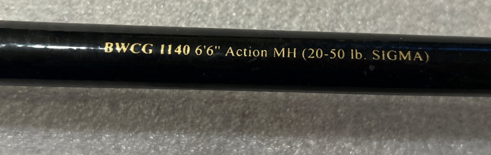 Shakespeare ugly stick BWCG 1140 6’6” MH 20-50# SIGMA never used for wire line