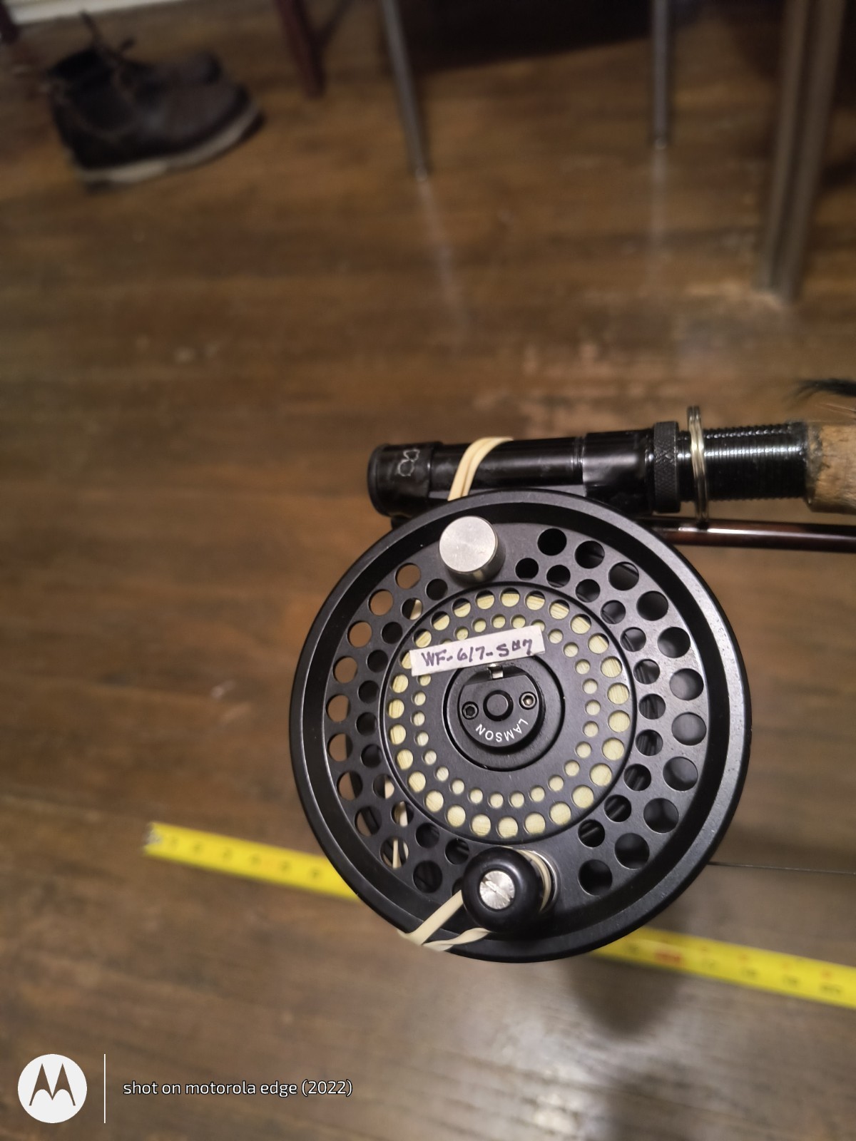 Fly Fishing Rod ( Fiberglass FENWICK ” Wood Stream” 9 ft Two Piece With LAMSON.