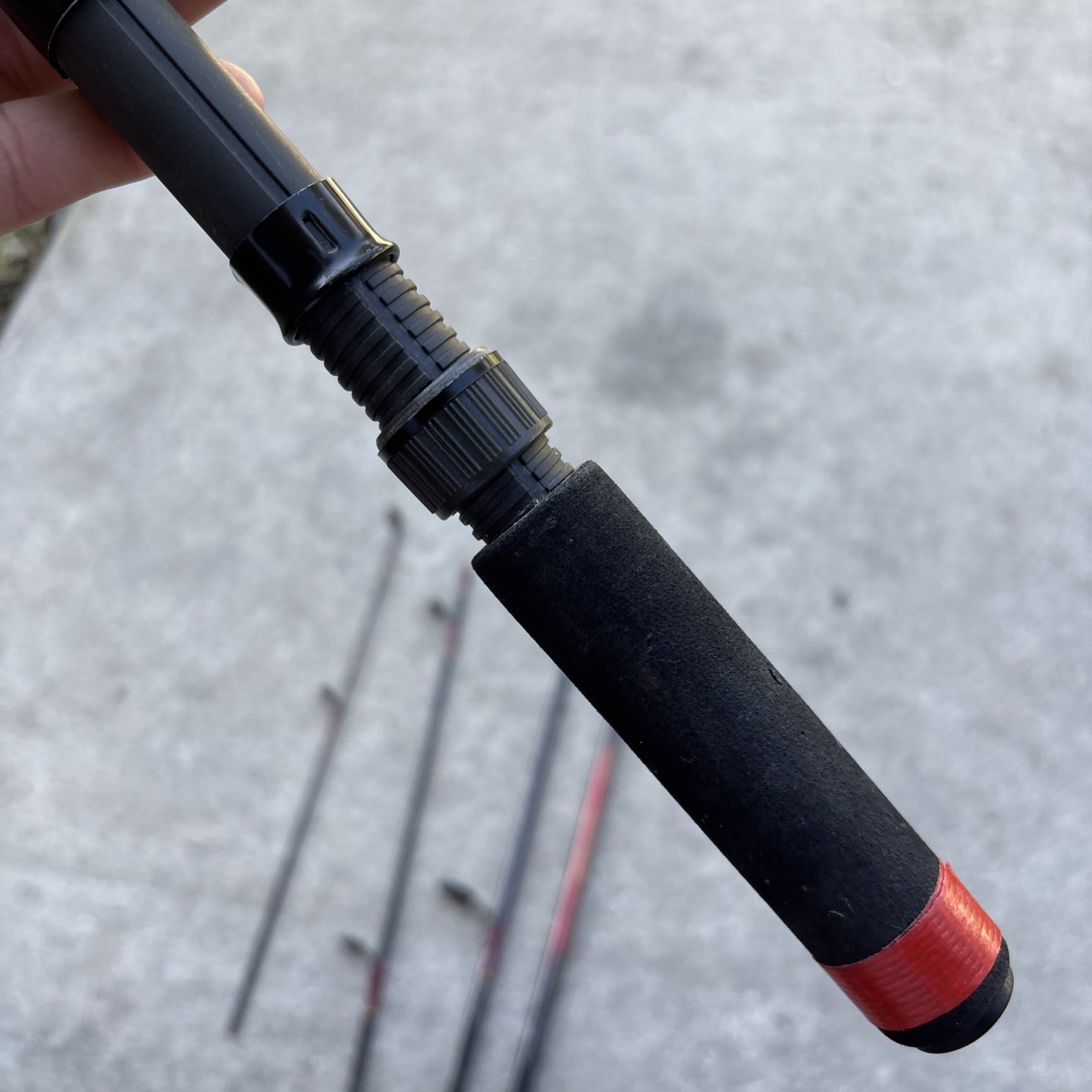 Silstar Venture Fishing Pole Rod 5-Piece Portable Medium Light 4’6” WORKS EUC