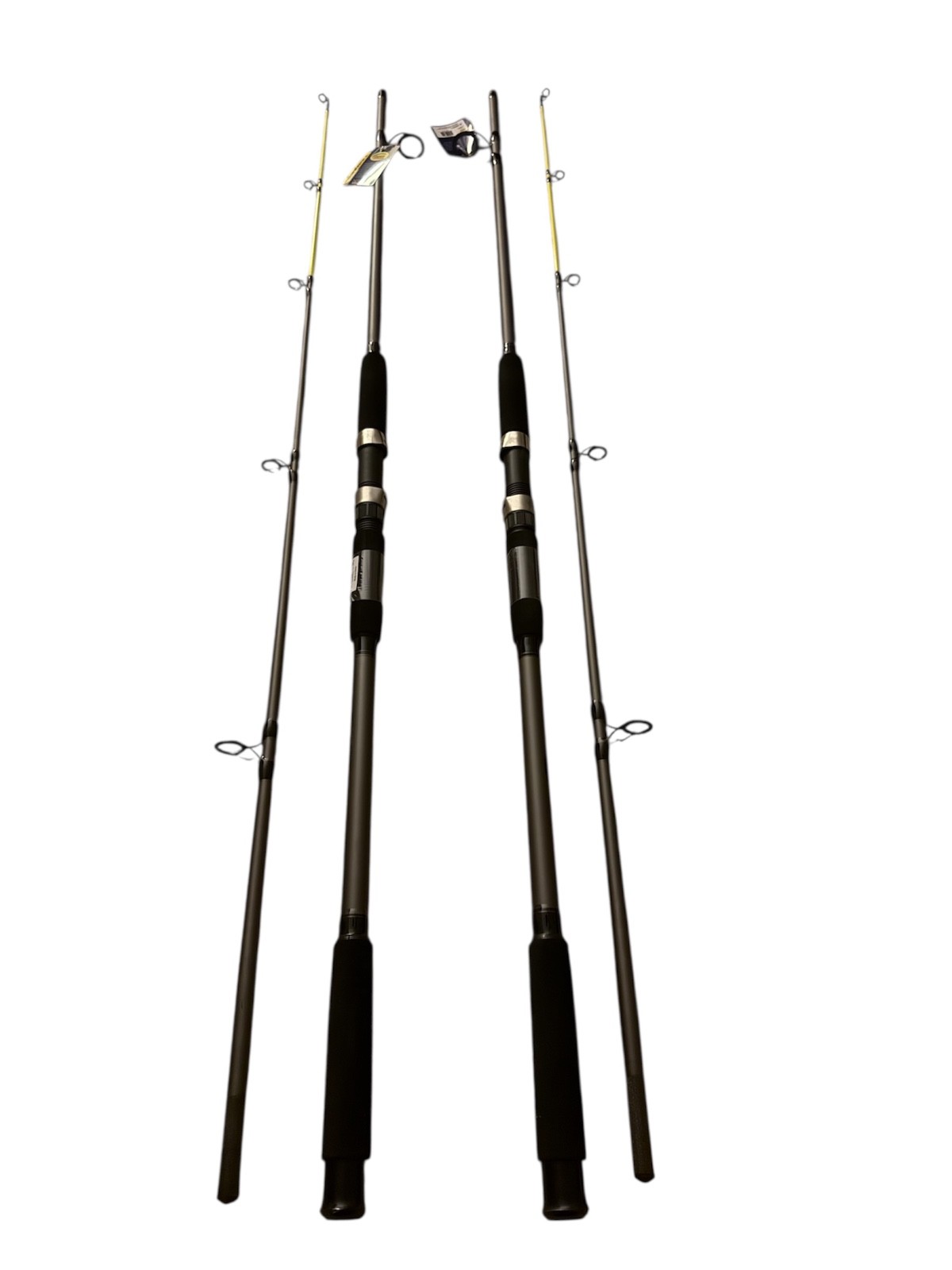 2 LOT Danco MaxKat 9ft Medium Heavy Action Spinning 2pc Surf Rod SRS9MH-2