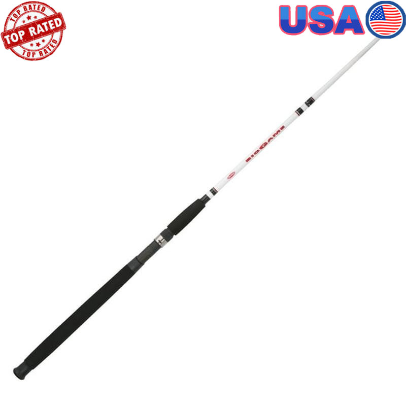 Big Game Fishing Rod 7.6ft One Piece Moderate Action 10-20LB Line Rating New