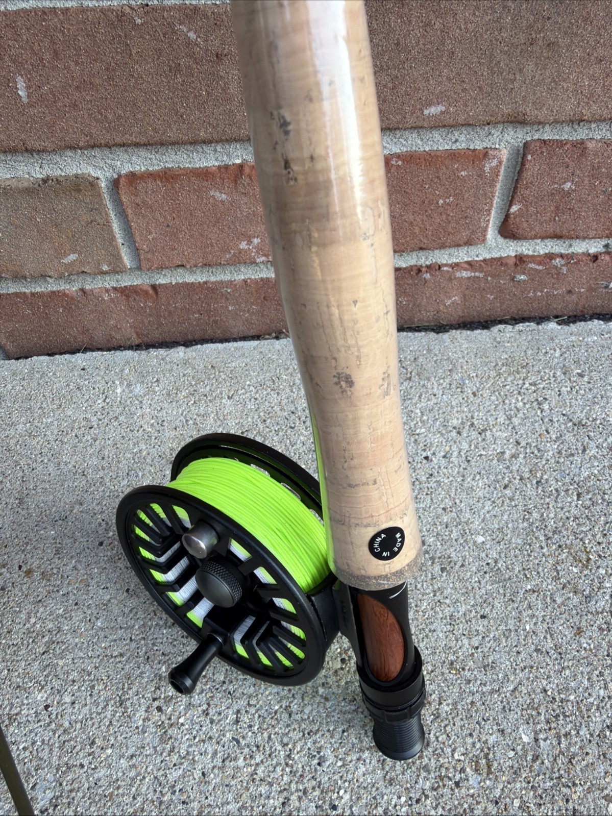 White River Fly Rod Synch 9-0 / 8 Wt/4pc With 7/8 Reel Line Case Never Used