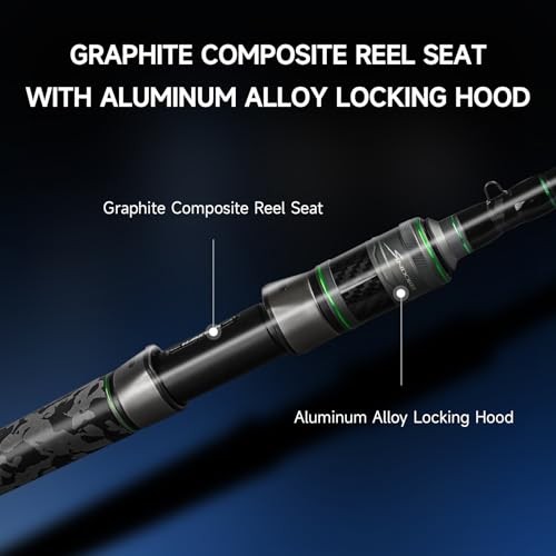 SINDOREI Heavy Fishing Rod – 2-Piece Spinning & Casting Rod for Inshore
