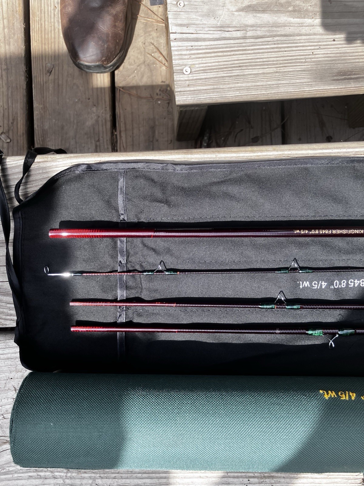 Torrans 4/5 wt 8′ Fly Rod 4pc w/ Case. Jefferson,Texas -Graphite, Free Shipping