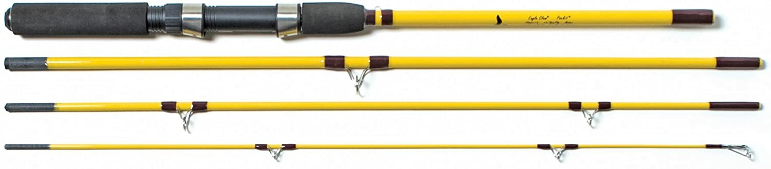 EAGLE CLAW Pack It Rod Spin /Fly 7’6″ 4Pc Medium #PK601-76 FREE USA SHIPPING!
