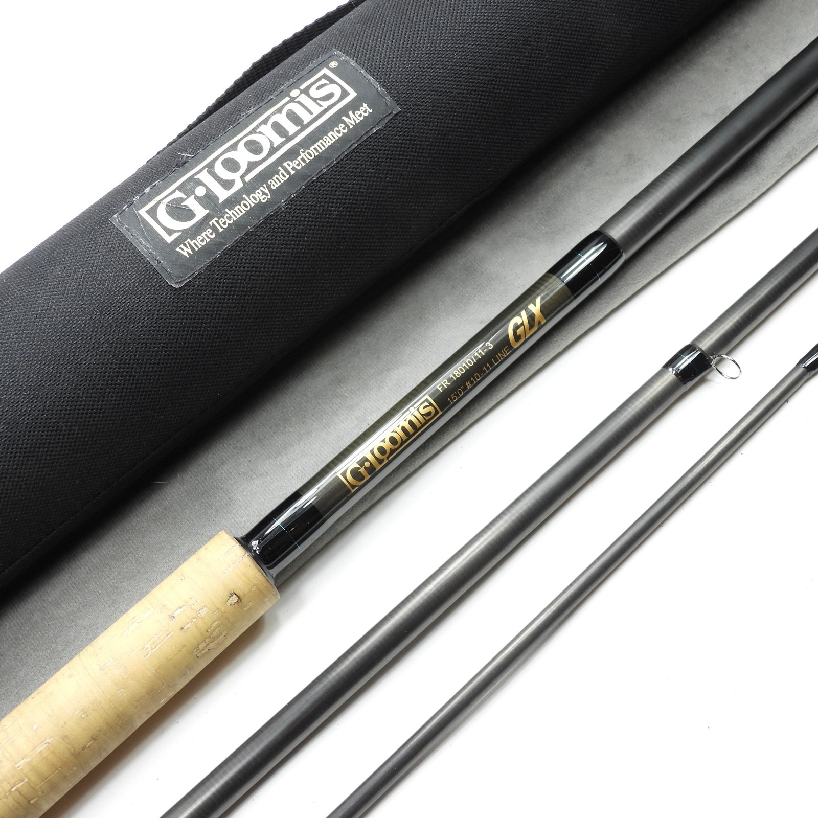 G. Loomis GLX Spey Fly Fishing Rod. FR 18010/11-3. 15’. 10-11wt. W/ Tube & Sock.