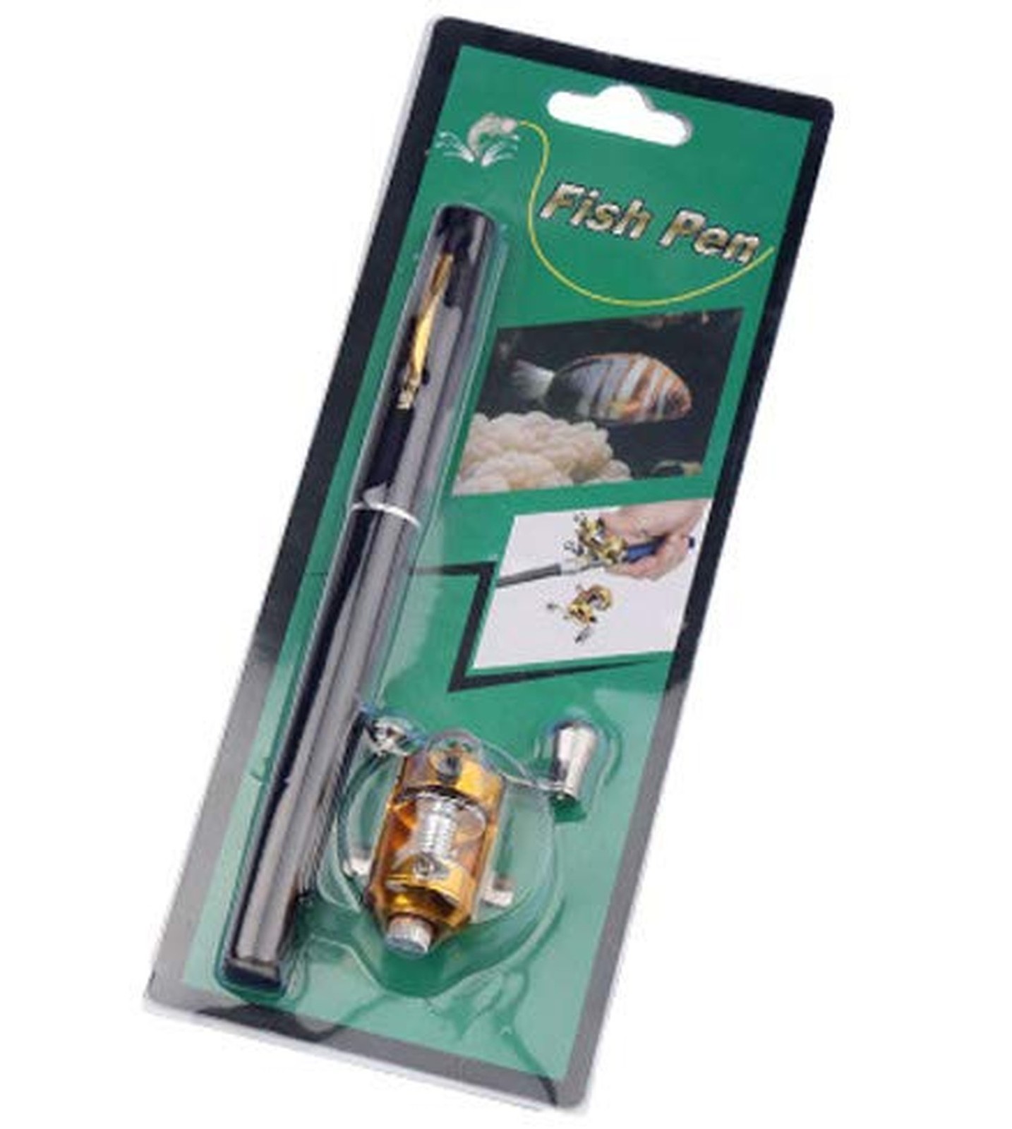 Portable Pocket Telescopic 38inch Mini Pen Shape Fishing Rod and Reel Combos,…