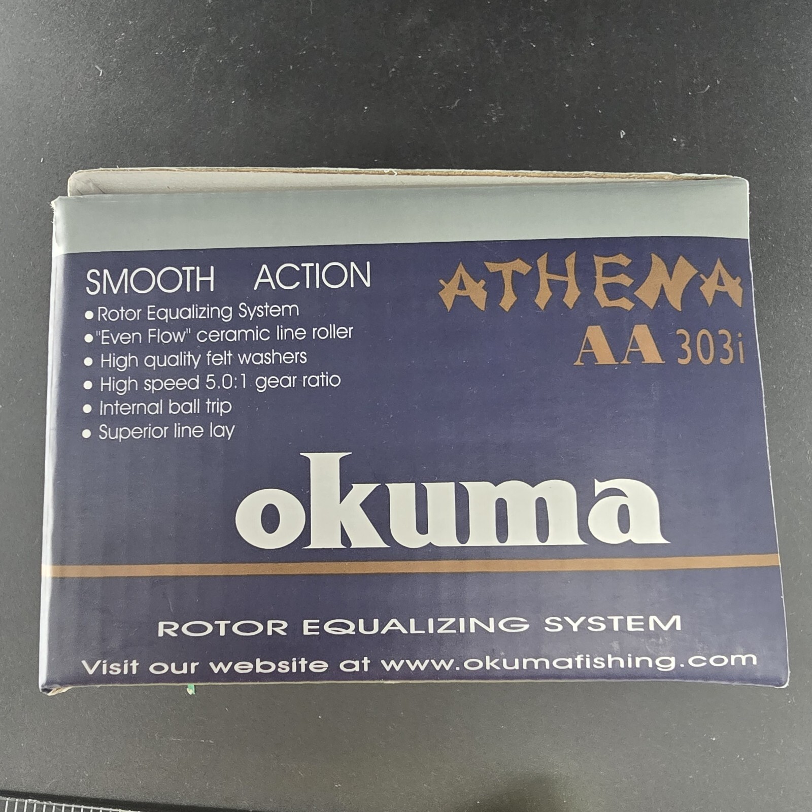 Okuma Athena 303i Spinning Fishing Reel GR 5.0:1, 3BB