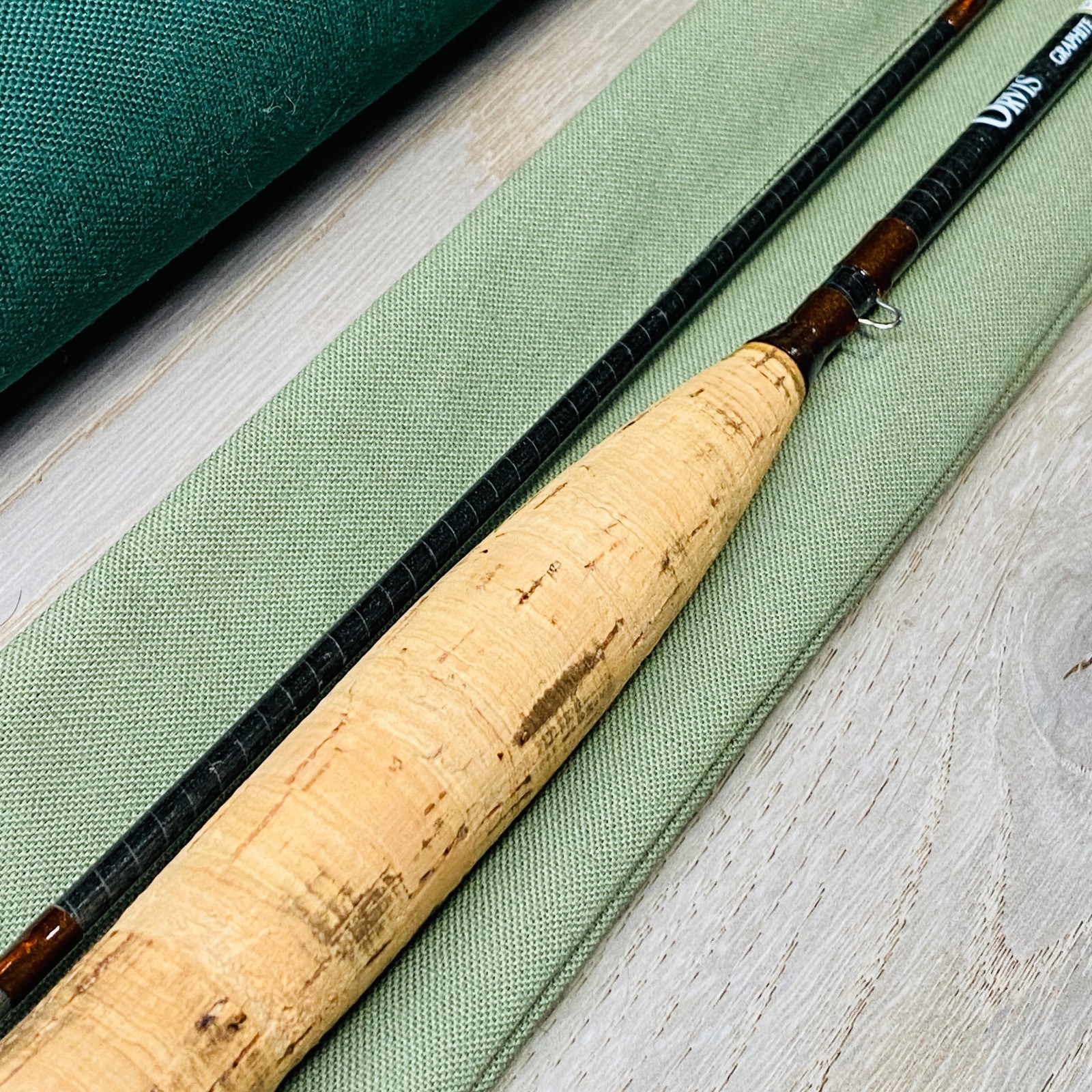 Orvis Superfine Seven Eleven 7’11” 4wt Fly rod w/Tube Socks (334