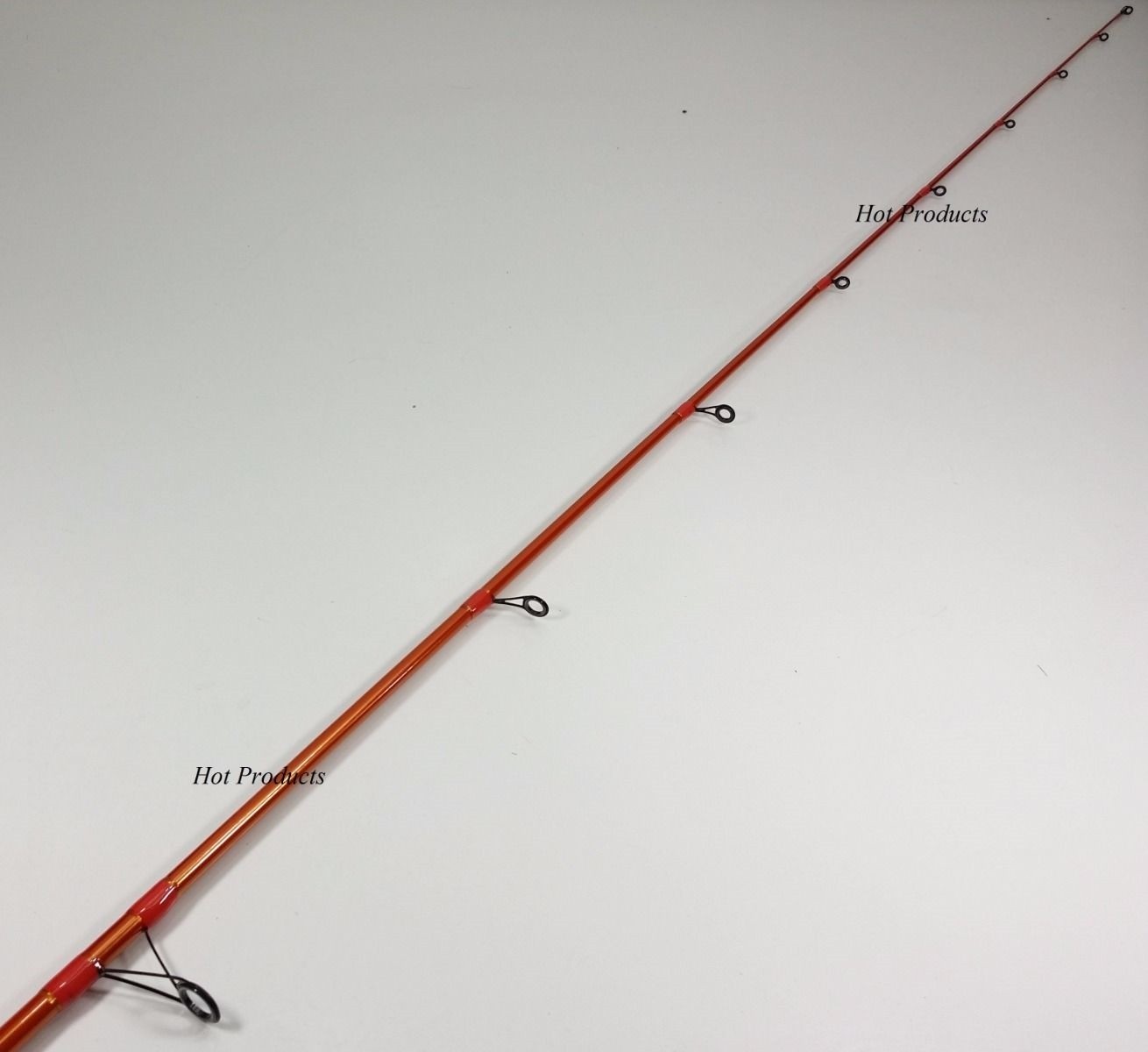 QTY 2- 7′ MEDIUM SPINNING Carrot Stix ALPHA ORANGE BASS Fishing Rod CWA701M-M-S
