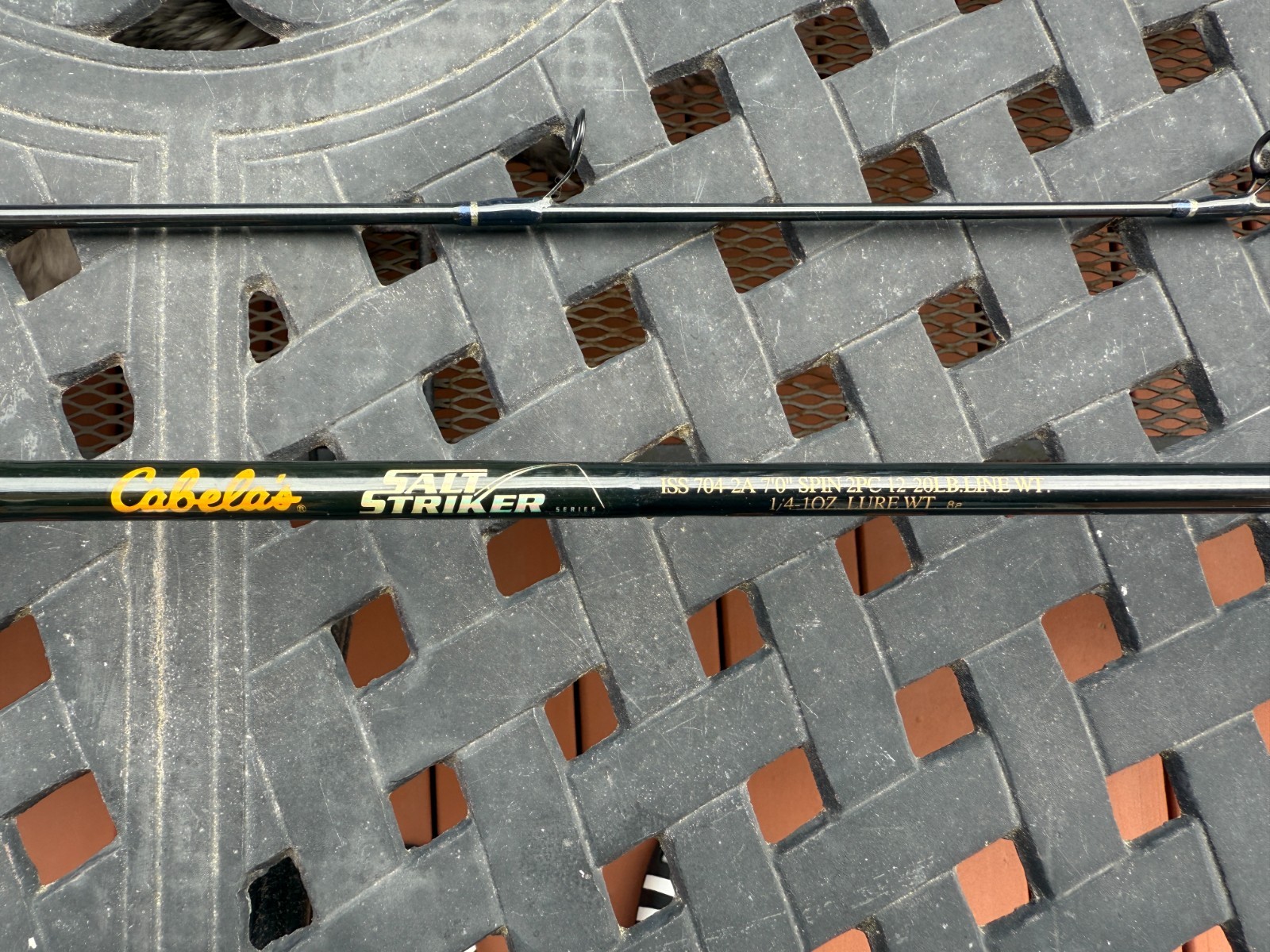 Cabela’s Salt Striker ISS 704-2A, 7’0″, Med Heavy, Mod, 12-20lb, 1/4-1oz, Spin