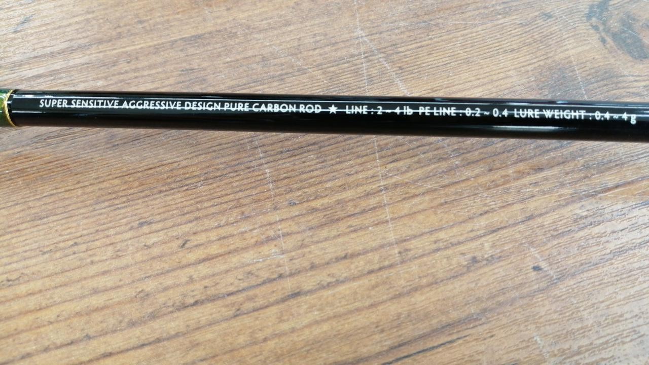 LUXXE Ajing S66ML-SOLID.EXF Jigging Rod 198cm (78in), 2-4lb, 0.4-4g