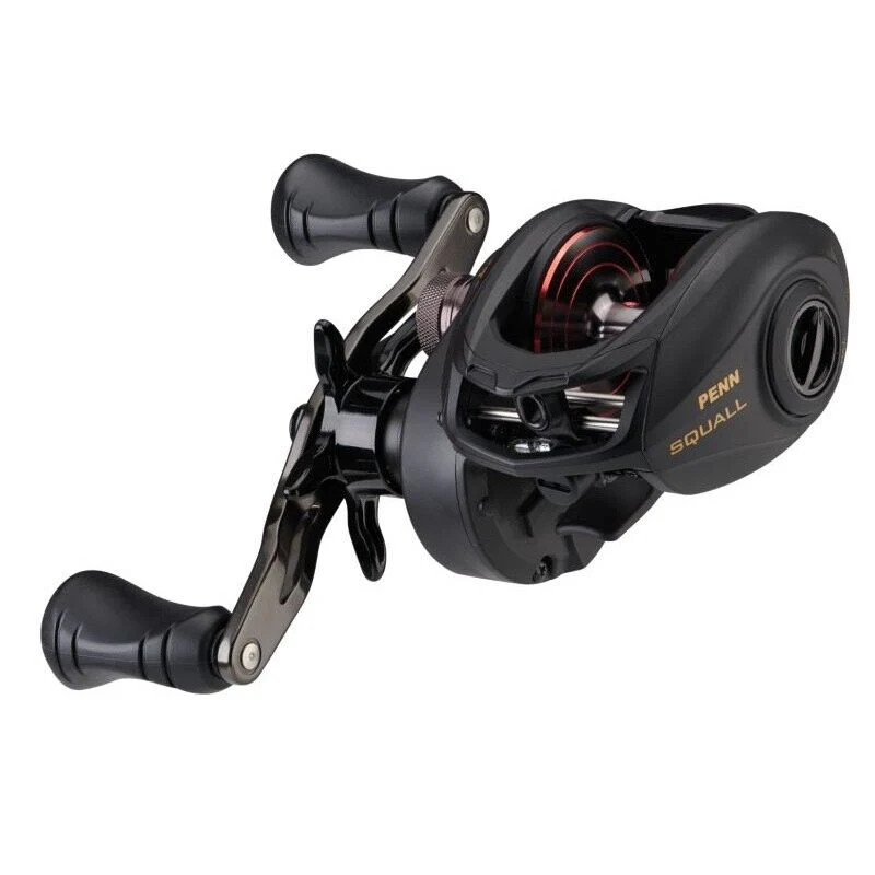 NEW Penn SQUALL Low Profile Baitcast Reel High Speed