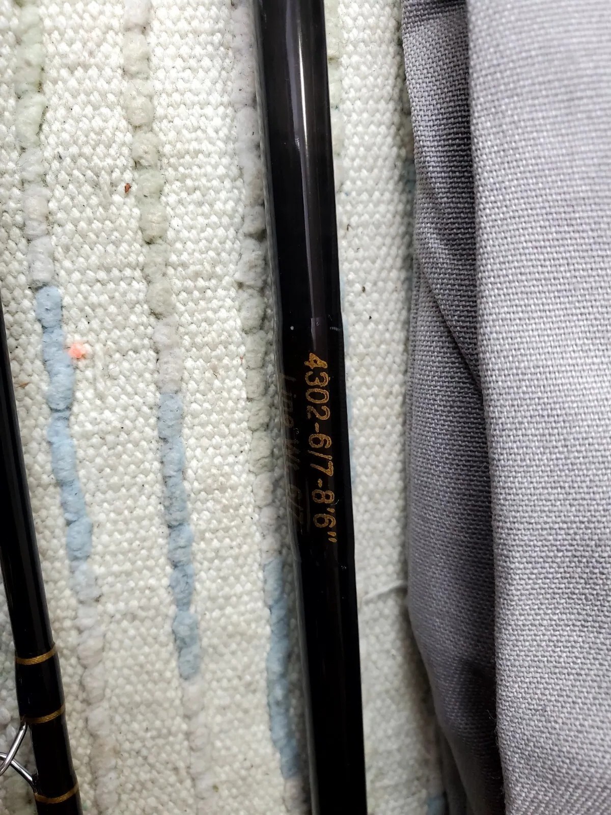 St Croix 4302 wt6-7 Imperial Graphite LX 8’6 2pc Fly Rod w/tube & Sock near mint