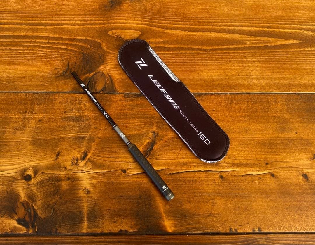 Tanago Fishing Rod 160cm Black Wood Grip Swing Out Used