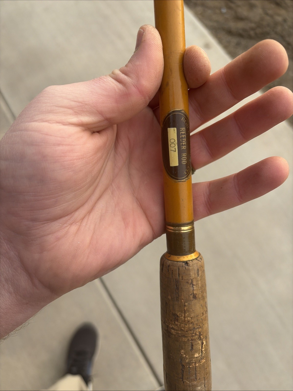 Bob Rudd Reeder Rod 007 Two Piece Nice