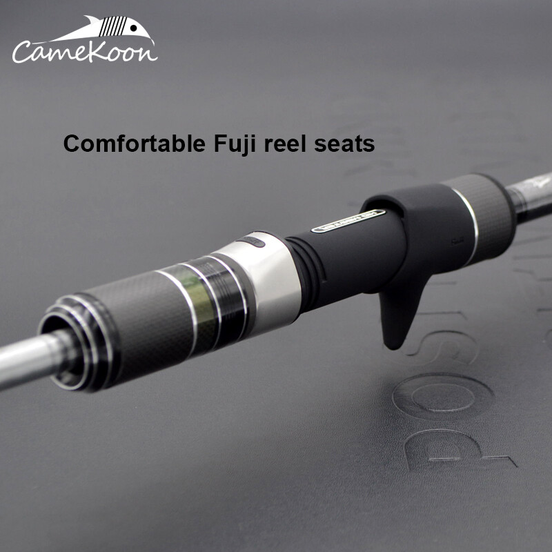 CAMEKOON 2 Pieces Jigging Fishing Rod Fuji Guides and Seat Casting Spinning Rod
