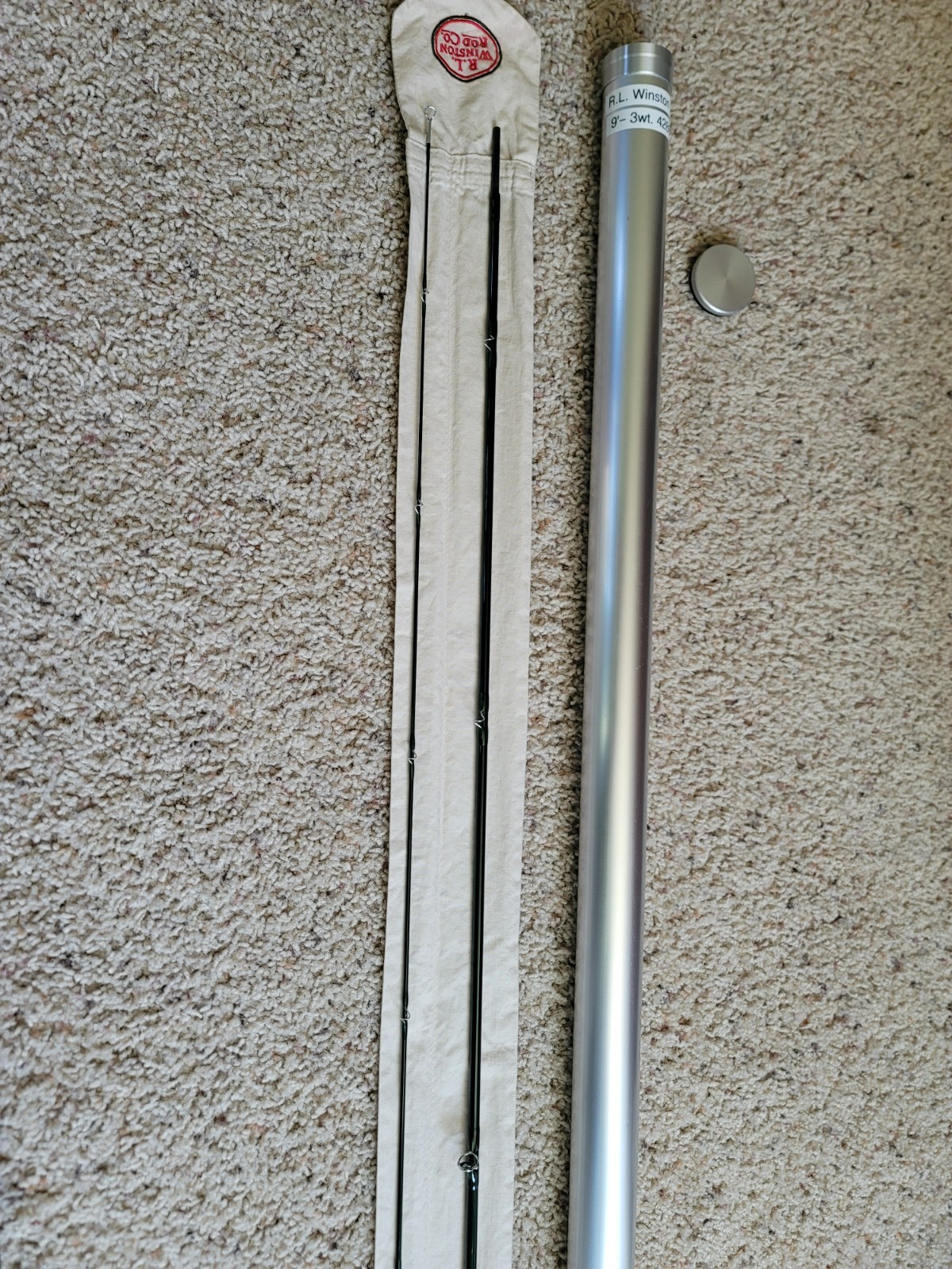 R.L. Winston Rod IM6 9′ 3wt 2pc Fly Rod Very Good Condition