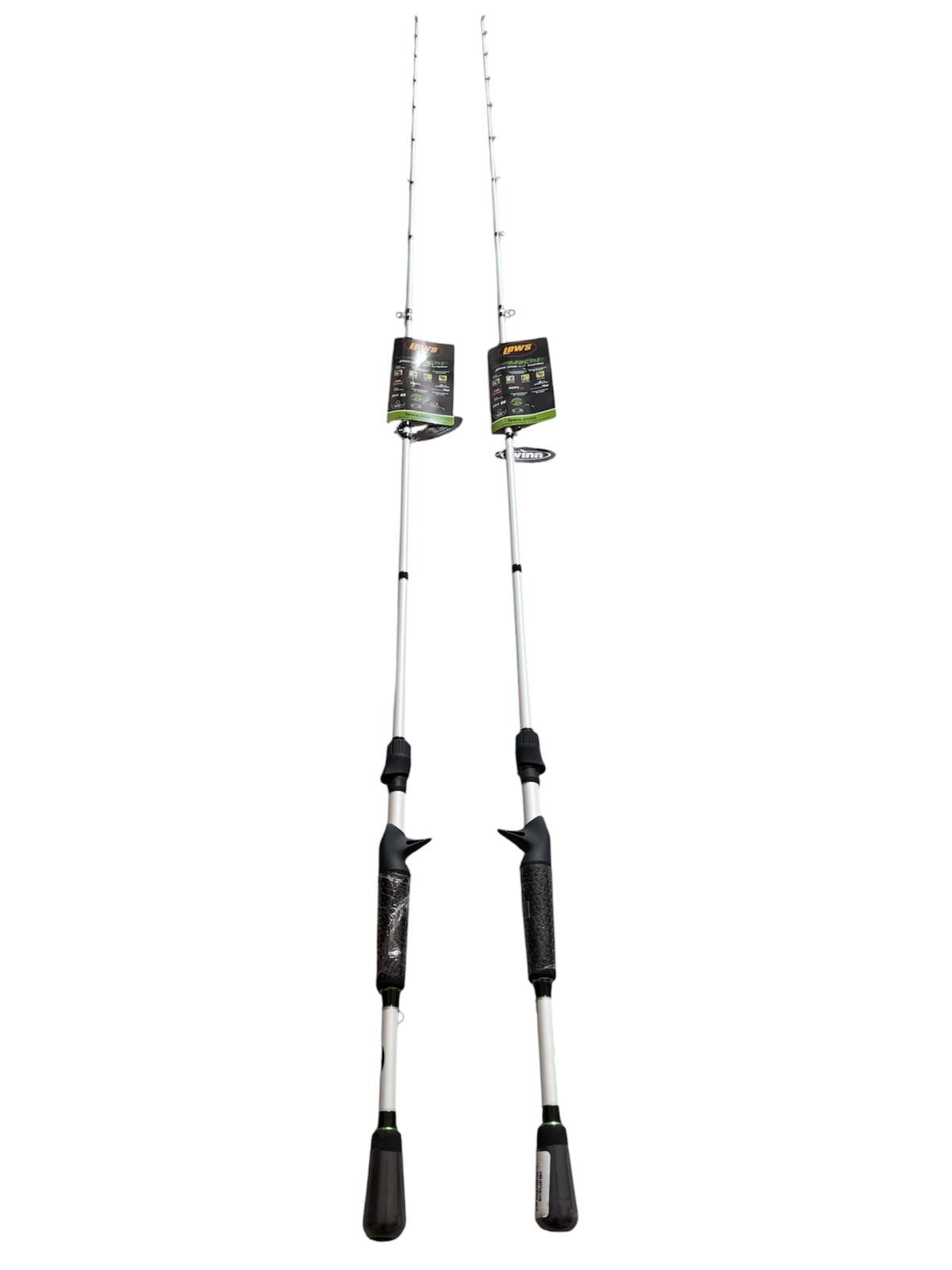 2 LOT Lew’s Mach I 6’10 Casting Rod IM8 Graphite MH1610MHC