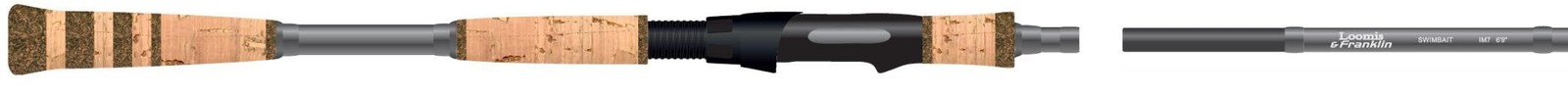Loomis & Franklin Swimbait (Spinning and Casting) 121-77-040 Spinning Raptur