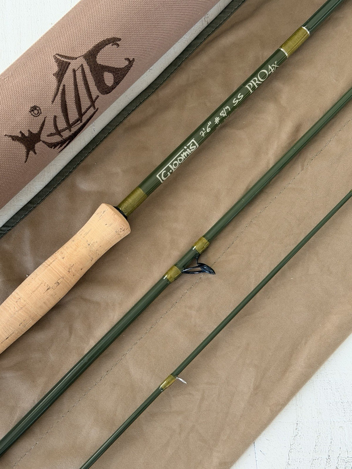 **BEAUTIFUL**~RARE~G LOOMIS SS SHORT STICK 8/9wt. 7’6”in fly rod🔥~LEGENDARY~🔥