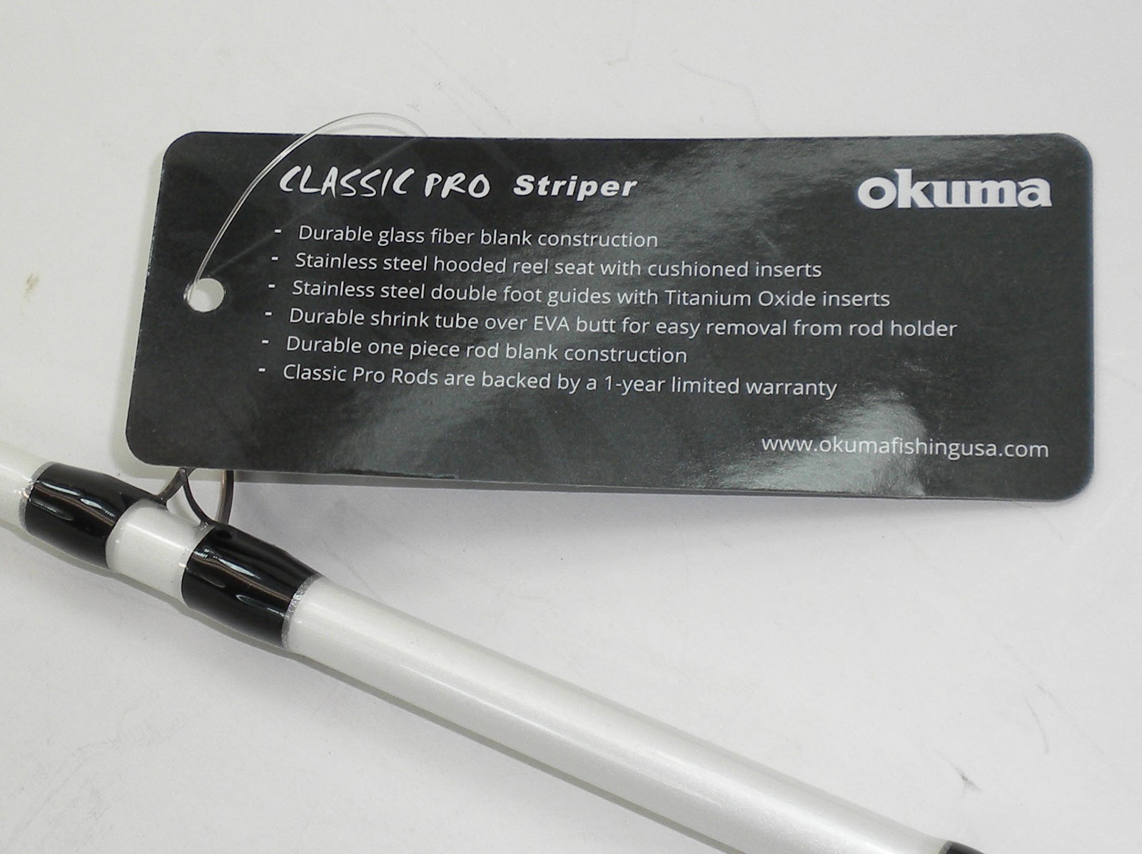 Okuma CST-LB-761ML Striper Casting Rod 7 Ft 6″ Medium Light