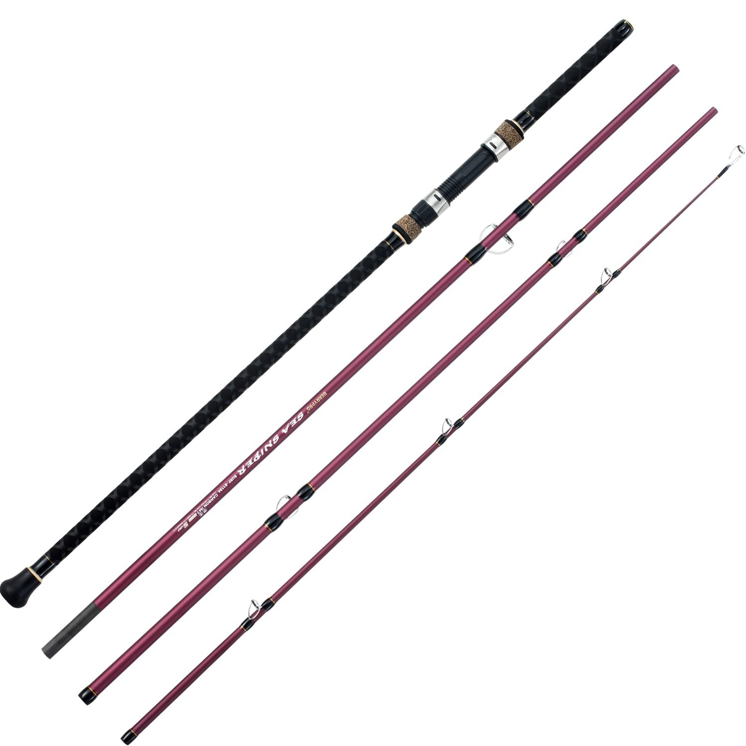 Berrypro Surf Fishing Rod Carbon Fiber Travel Fishing Rod9 Feet /10 Feet /12