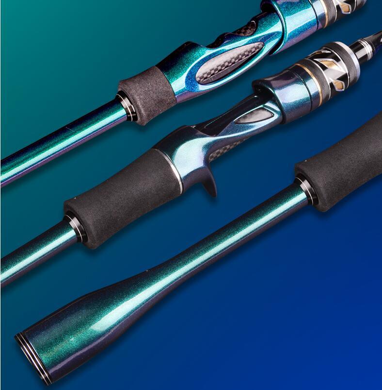 Casting Spinning Ultralight Fishing Rod 1.5M/1.68/1.8m 30T Carbon 2 Section Pole