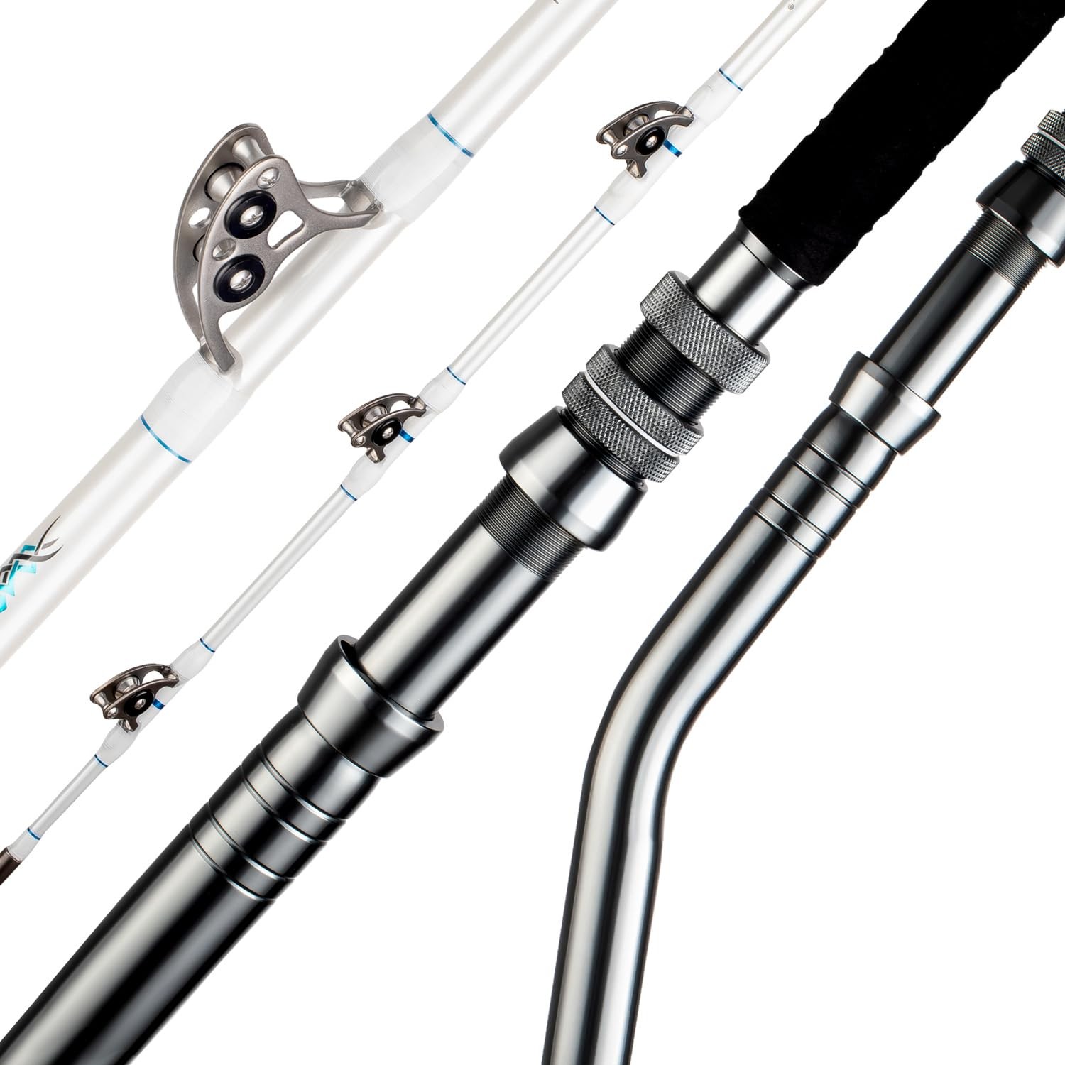 Trolling Rod Saltwater Offshore Heavy Roller Rod Bent Butt Trolling Rod Big