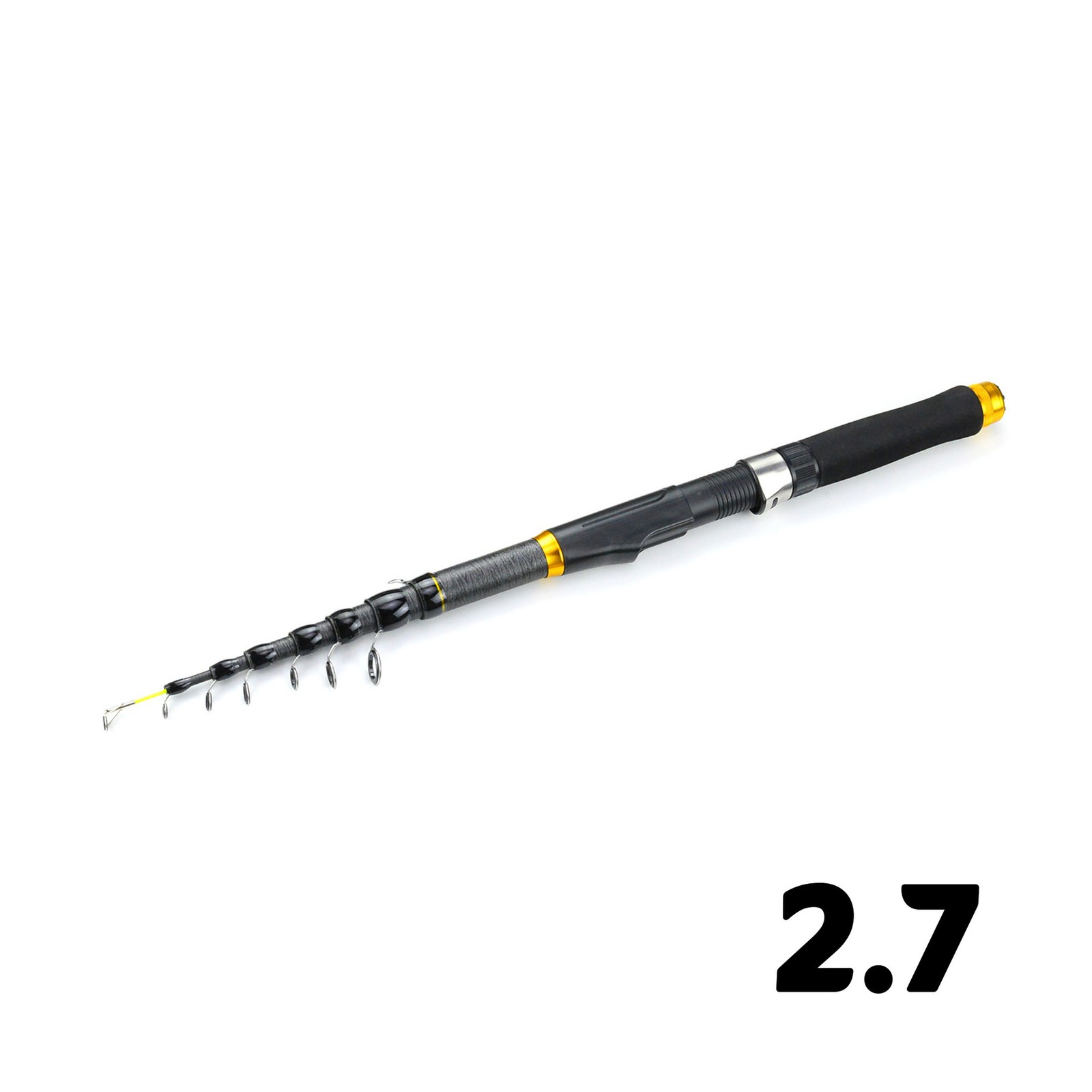 Heavy Duty Telescopic Fishing Rod Pole Sea Saltwater Freshwater 1.8m-3.6m