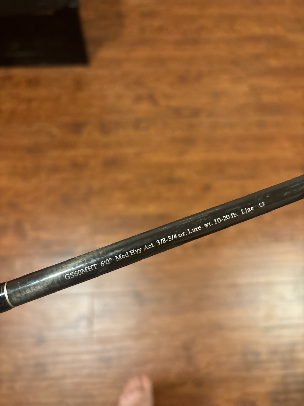 Bass Pro Shop Pro Series IM6 Graphite 6’ Rod Medium Heavy Act 3/8 3/4 Oz Lure