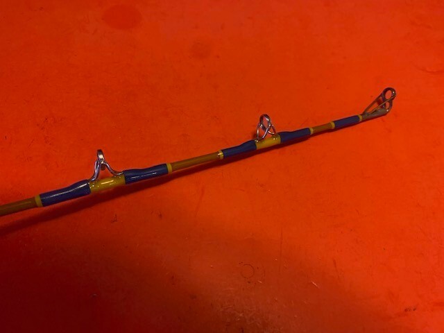 CUSTOM BUILT FENWICK LBE 789 6 FOOT 6 INCH 20 TO 50# CONVENTIONAL FISHING ROD