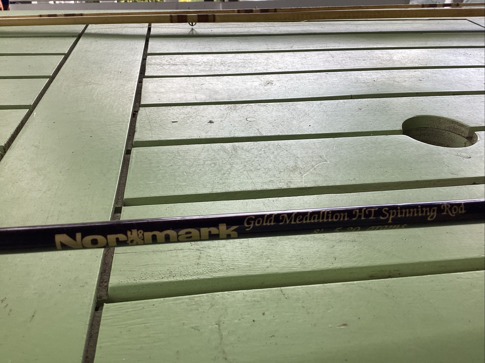 Normark Gold Medallion HT Spinning Rod 8’ Casting 5 – 20 grams Lake Pond Fishing