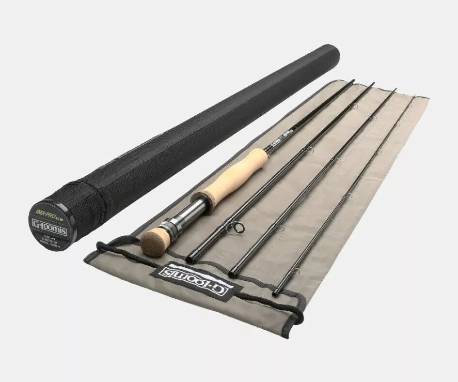 NEW G. LOOMIS IMX 5100-4 10′ #5 WEIGHT FRESHWATER FLY ROD FREE $100 LINE!