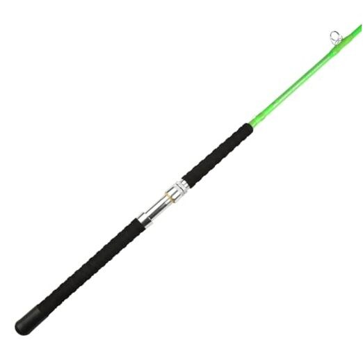 Catfish Fishing Rods 7’6 Glow in The Dark The Challenger Casting Rod, Green