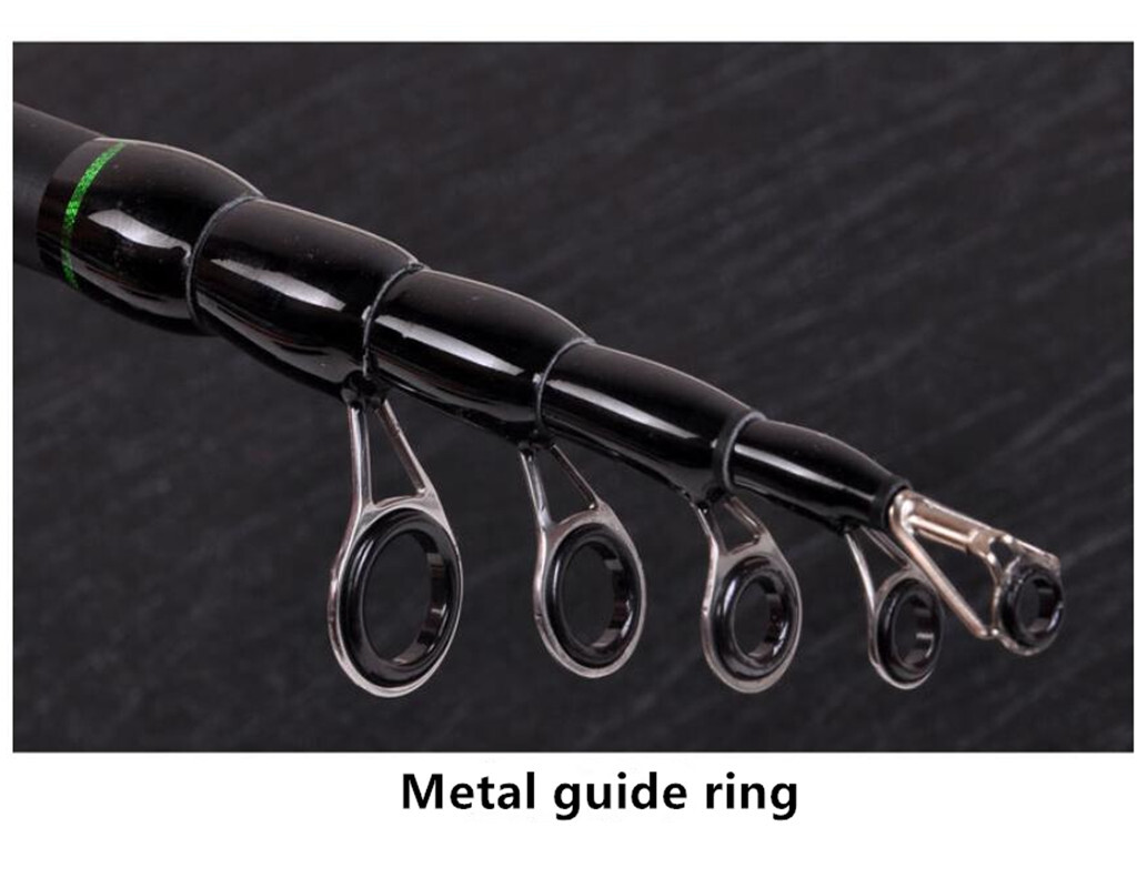 1.8m-2.7m Telescopic Fishing Rods Carbon Fiber Ultralight Spinning Casting Rods
