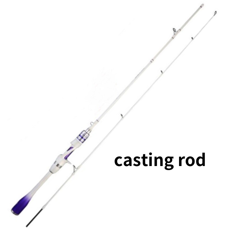 1.68m 1.8m Lure Fishing Rods Carp Carbon Fiber Rod Casting Spinning 2 Sections