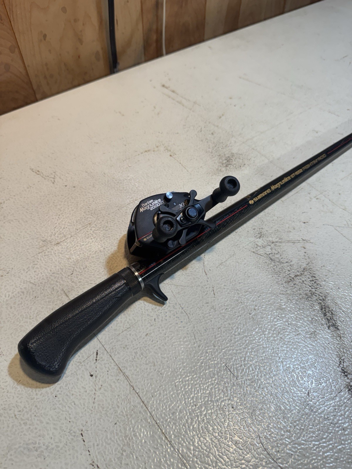 Vintage Shimano Magnum lite GT-1552 Fightin Rod W/magnumlite 2000gt Reel