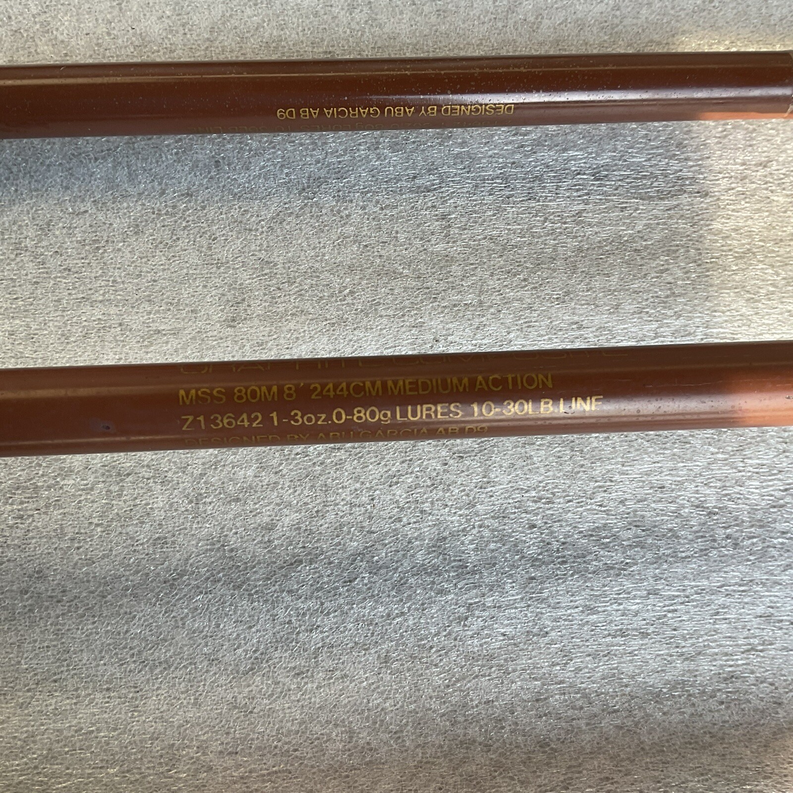 Lot Of Bait Casting Rods Abu Garica Max Special Berkley Cherrywood