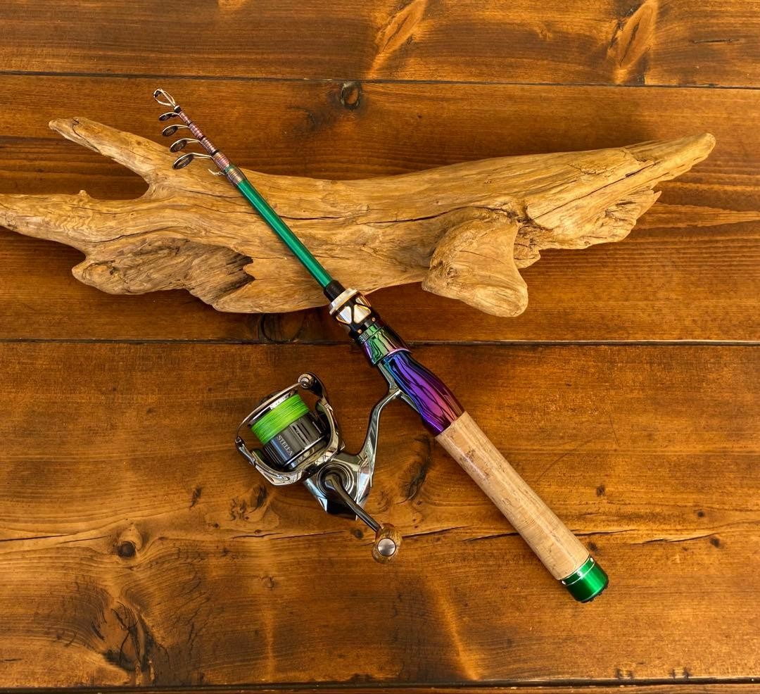 Telesco Trout Spinning Rod 5’6″ Carbon Lightweight Portable Fishing Gear