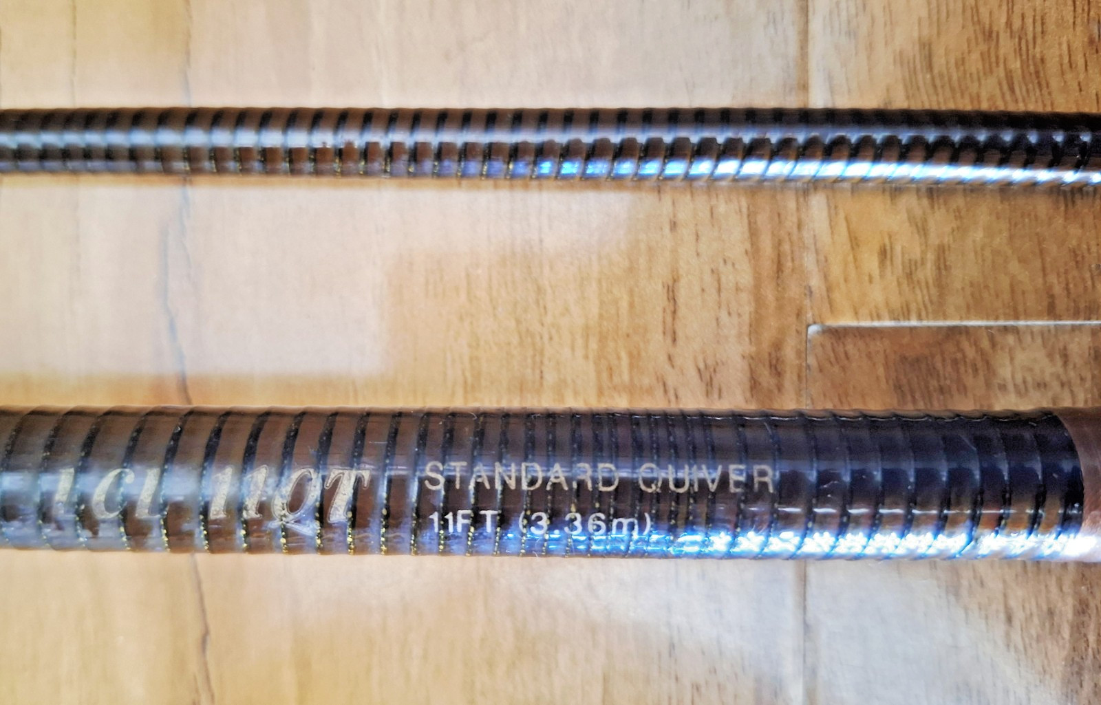 Daiwa Quiver Fishing Rod Lightning Graphite Coil 11ft 3 Piece Vintage