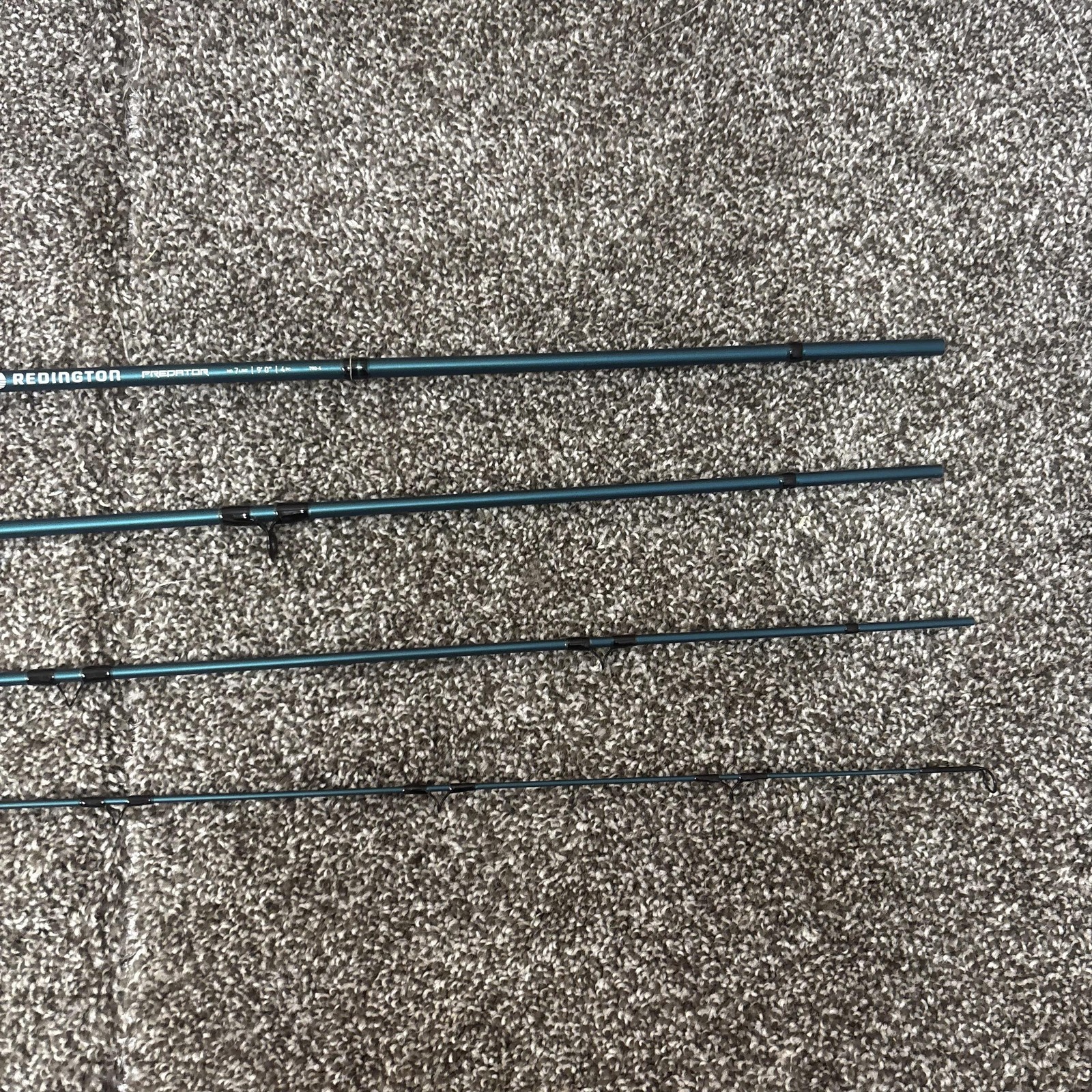 Redington Predator 790-4 Fly Rod 9’0 7wt 4 Piece Blue Graphite Fast Action Rod