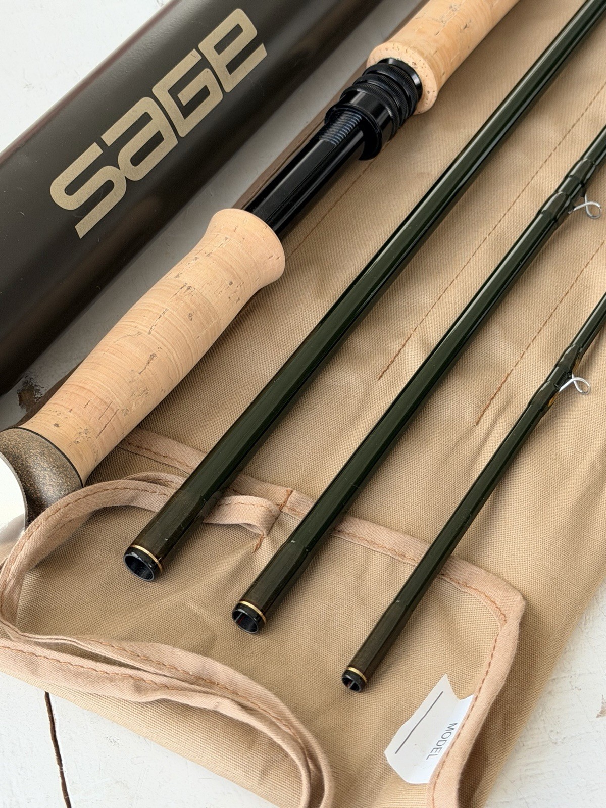 **BEAUTIFUL** 🔥 SAGE Z-AXIS Switch/Spey 8wt. 12’9”~4pc FlyRod!! ~LEGENDARY~ 🔥