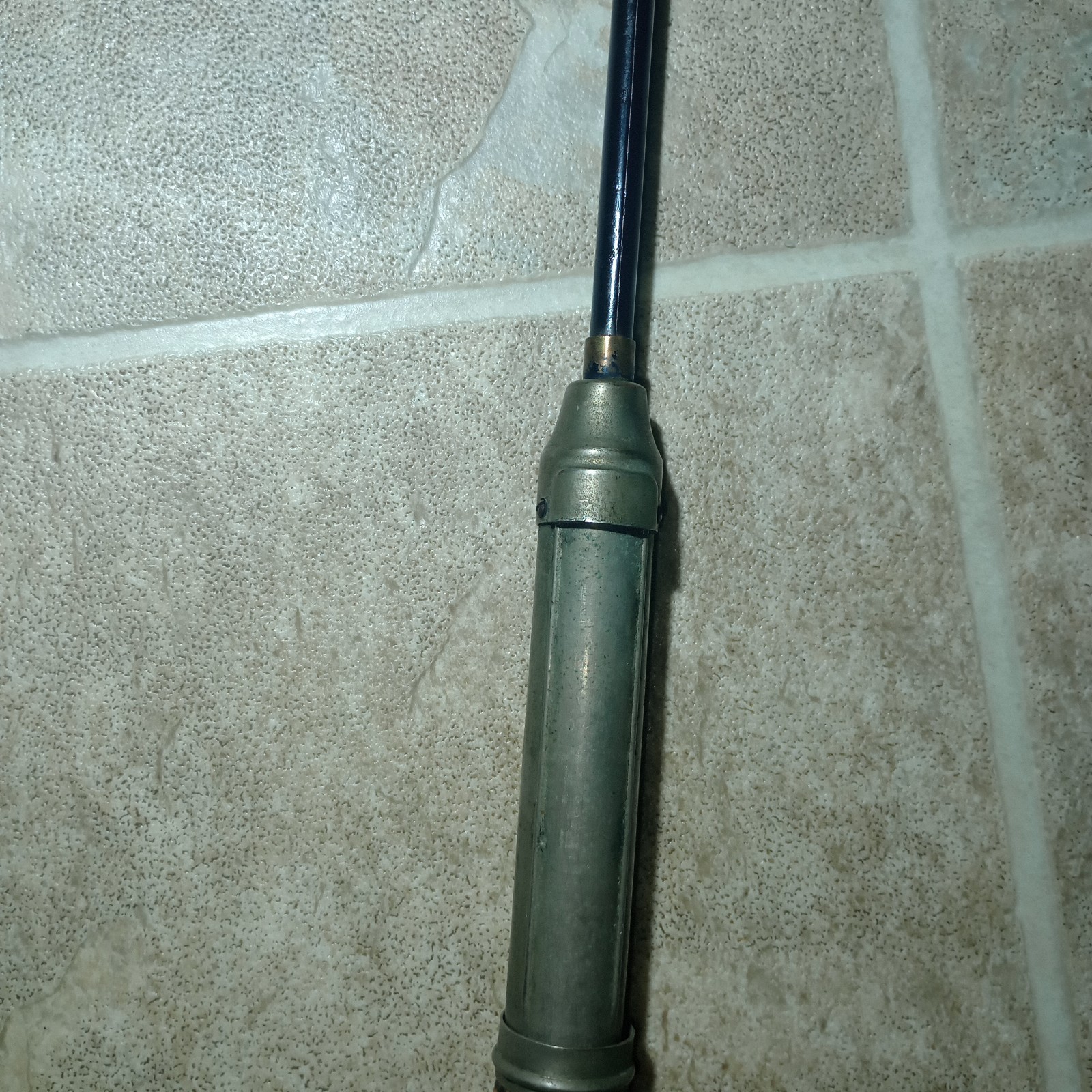 Vintage Union Hardware Fishing Rod Steel Telescoping Pole Torrington Conn fly