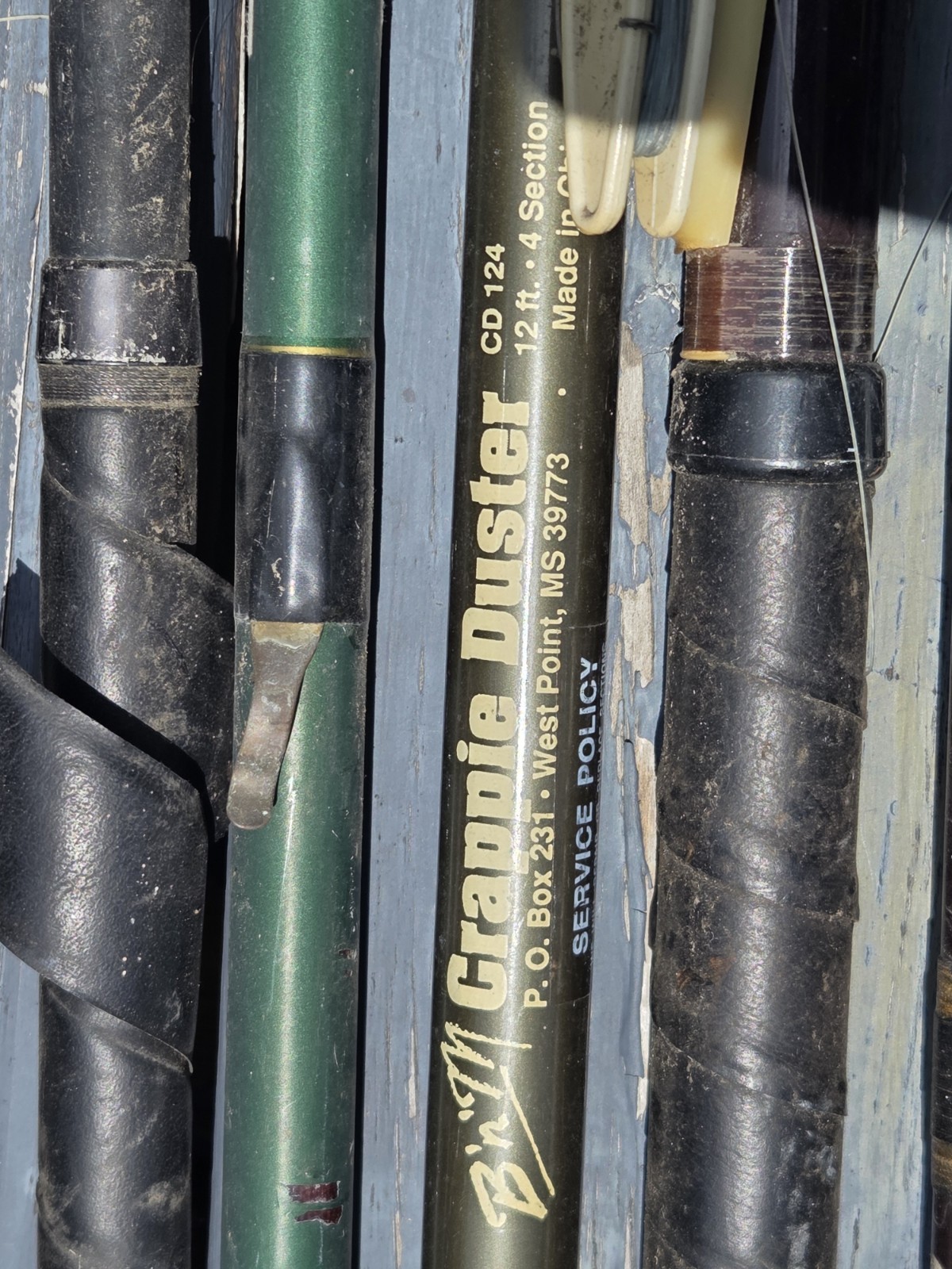 Vtg Telescopic Fishing Poles Lot Of 8 Varied Condition Lew’s, Cadillac, CFT