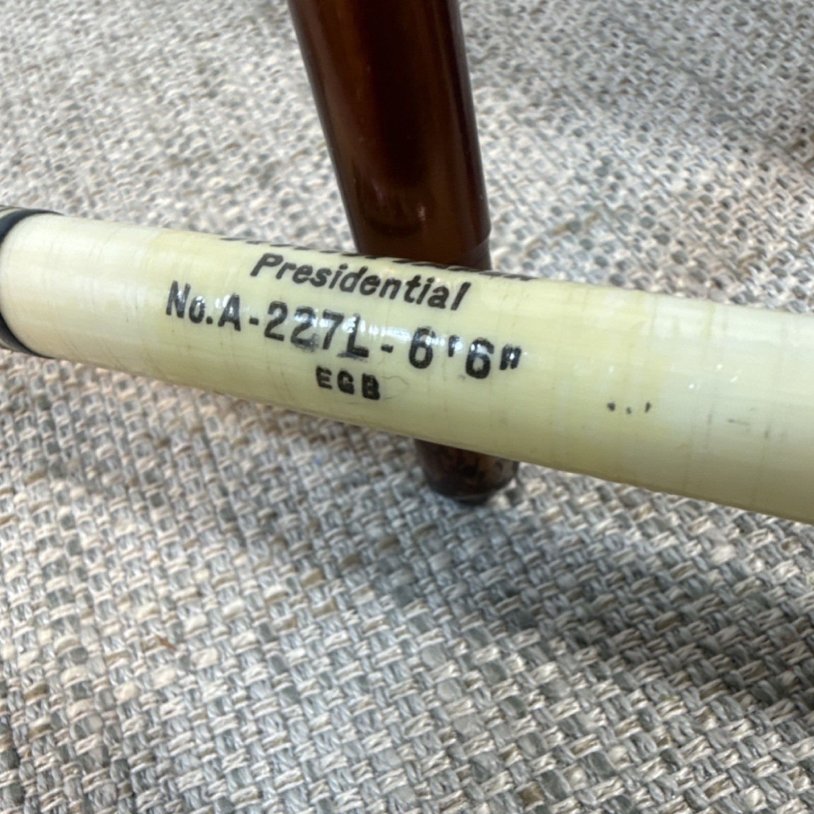 VTG Shakespeare Wonderod Kwik Taper Presidential 6’6″ 2pc Casting A-227L w/ Sock