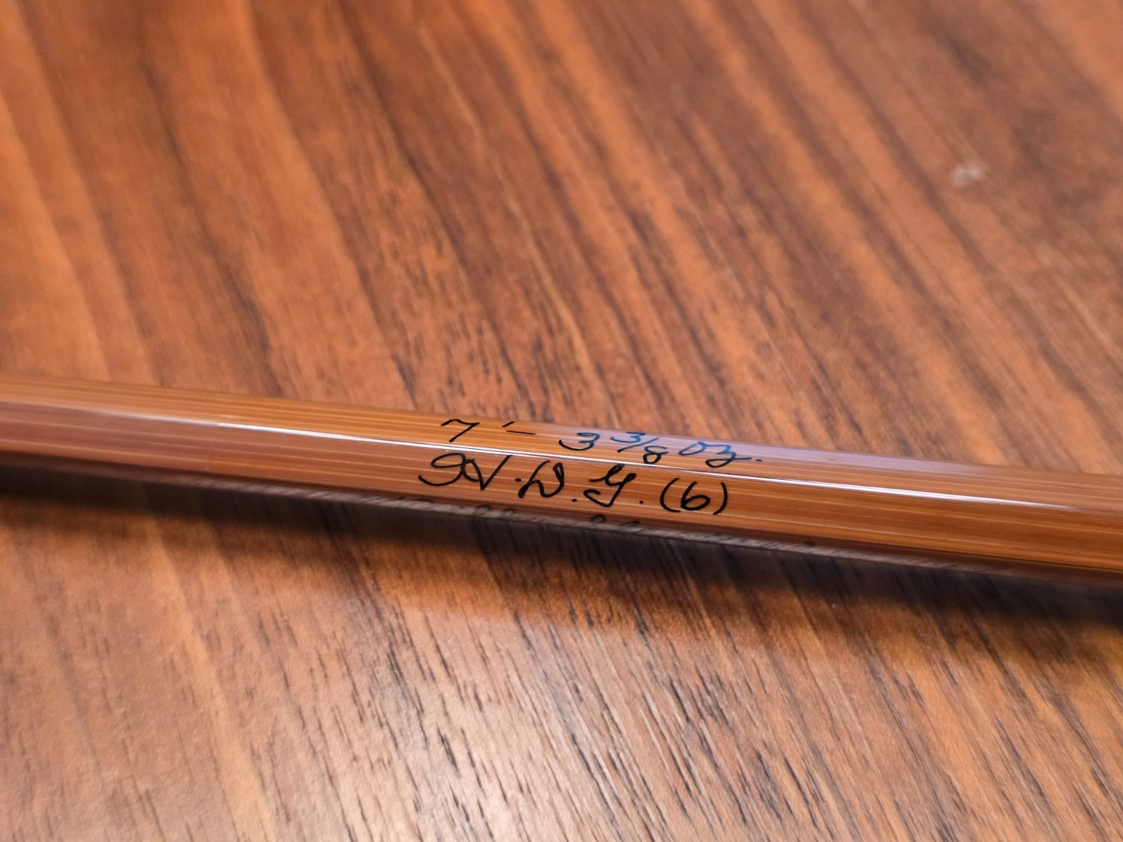 Orvis Impregnated Battenkill Bamboo Fly Rod 7’ – 3 3/8 oz. 6wt. W/ Tube & Sock.