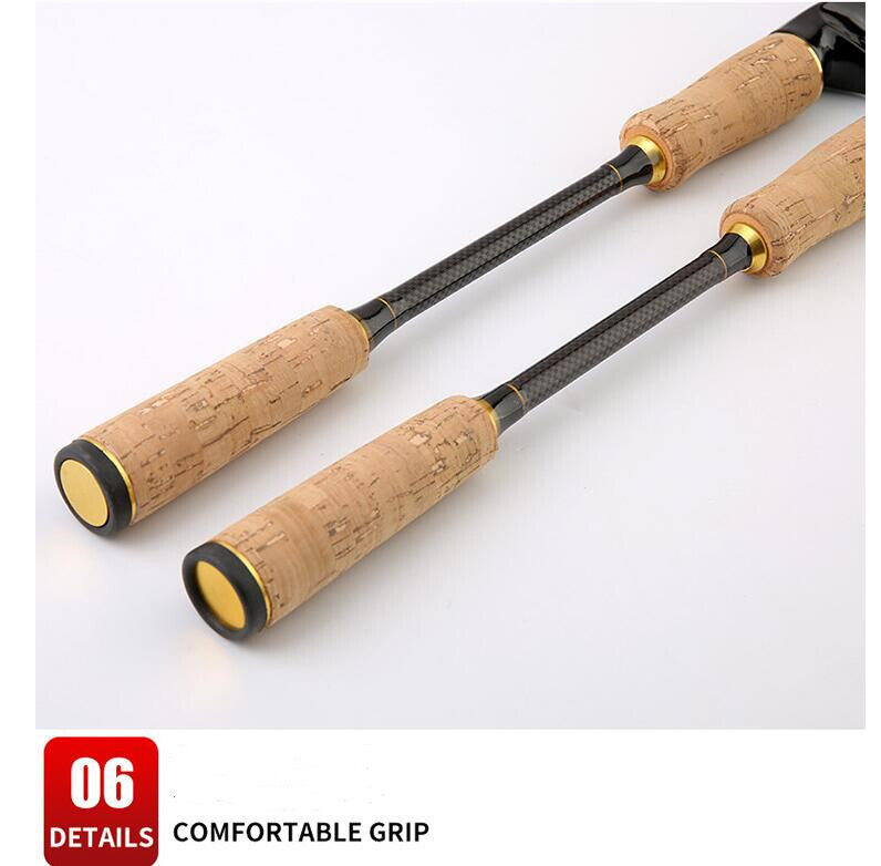 1.65M/1.8M Lure Fishing Rod Casting/Spinning Fishing Rod Carbon Fiber Pole Trout