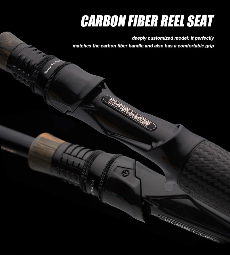PURELURE REALM Bass Rod M40X Toray Carbon EX F/F Action Fuji SIC Pike